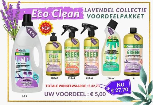 6 x Eco Clean top producten! -  VOORDEEL proefpakket!, Maison & Meubles, Produits de nettoyage, Produit de nettoyage, Enlèvement ou Envoi