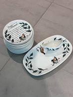 Gien, France, Wildgerechten servies, 20 stuks, Huis en Inrichting, Keuken | Servies, Ophalen, Gebruikt, Aardewerk, Compleet servies