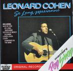 CD Leonard Cohen – So Long, Marianne - 1989, Ophalen of Verzenden, Zo goed als nieuw, 1980 tot 2000