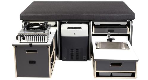 Nieuwe FLIP Camping Box – dé kampeeroplossing voor je auto, Caravans en Kamperen, Kampeeraccessoires, Nieuw, Ophalen