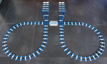 Lego blauwe treinsporen uit de jaren ’70-zie tekst en foto’s beschikbaar voor biedingen