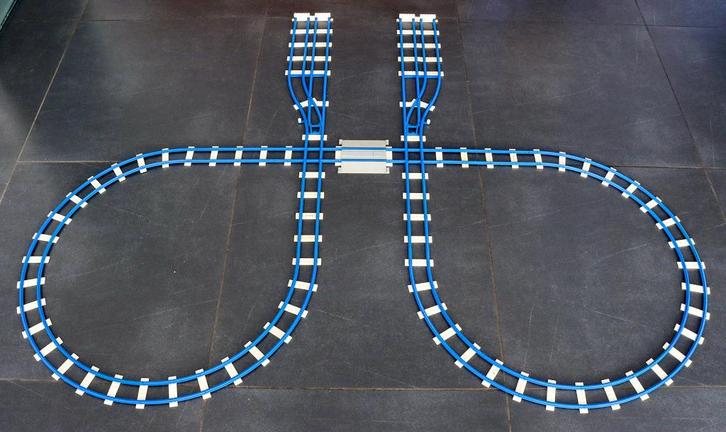 Lego blauwe treinsporen uit de jaren ’70-zie tekst en foto’s, Kinderen en Baby's, Speelgoed | Duplo en Lego, Gebruikt, Lego, Ophalen of Verzenden