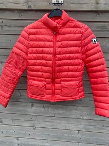 Koraalrode donsjas merk JOTT maat L, Enlèvement ou Envoi, Taille 42/44 (L)