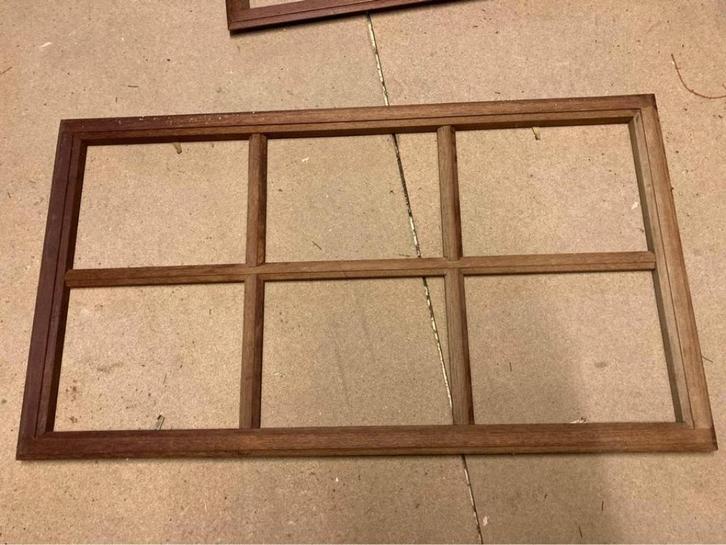 Croisillons en bois pour fenêtre, Doe-het-zelf en Bouw, Deuren en Vliegenramen, Gebruikt, Overige typen, Hout, Ophalen