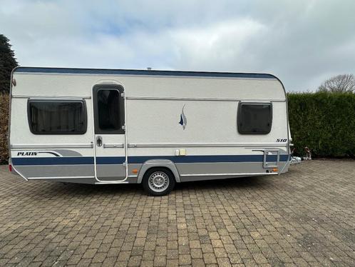 Fendt Platin 510TFB, Caravans en Kamperen, Caravans, Particulier, tot en met 4, 1000 - 1250 kg, Rondzit, Fendt, Vast bed, 6 tot 7 meter