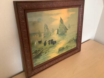 2 X schilderij getekend beschikbaar voor biedingen