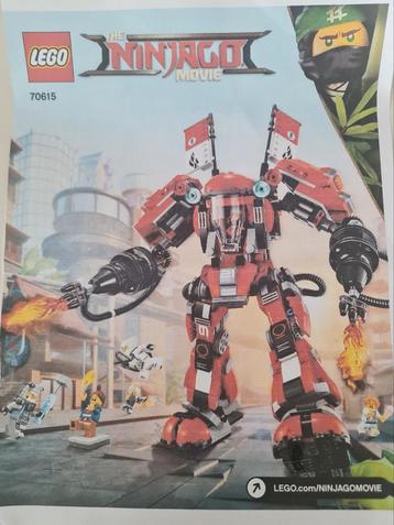 Lego onderdelen : lego ninjago 70615 Movie Vuurmecha  beschikbaar voor biedingen
