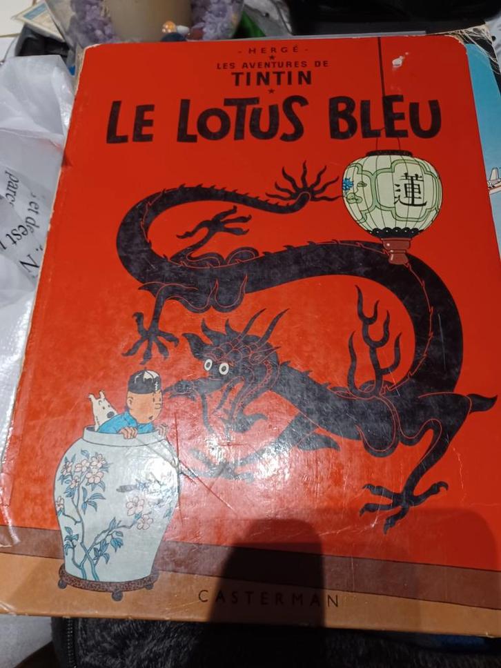 Tintin le lotus bleu 1946 nog beschikbaar, Livres, Livres pour enfants | Jeunesse | 13 ans et plus, Comme neuf, Enlèvement ou Envoi