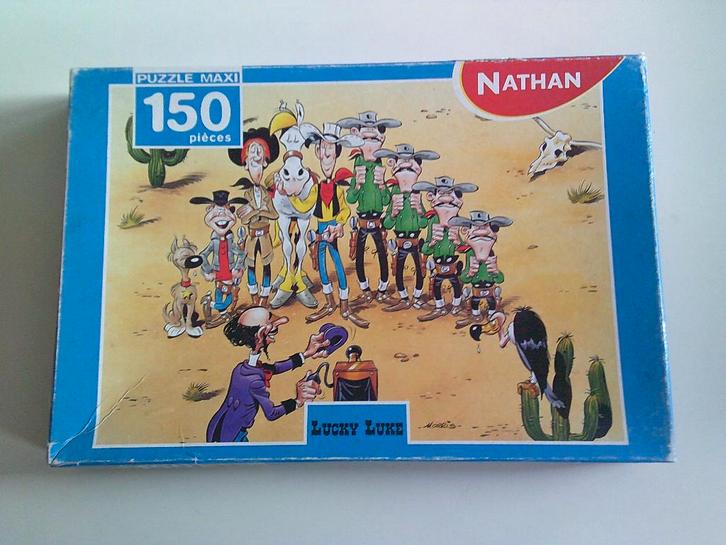Puzzel Maxi Lucky Luke . 150 stukjes . Nathan . 2001, Collections, Personnages de BD, Enlèvement ou Envoi