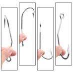 4 dozen a 50 stuks gumimak haken 10/0 + 5 pakken gumimax, Ophalen of Verzenden, Nieuw, Haak