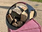 Corbeille en bois en métal pour la cheminée, Maison & Meubles, Accessoires pour la Maison | Plataux & Paniers, Comme neuf, Enlèvement