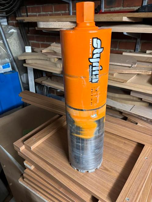 Diamantboor natboor 132mm met 5/4" unc, Doe-het-zelf en Bouw, Gereedschap | Machine-onderdelen en Toebehoren, Zo goed als nieuw