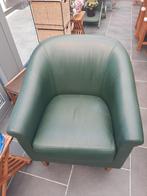1 lederen bijzet zetel in perfecte staat, Enlèvement, Cuir