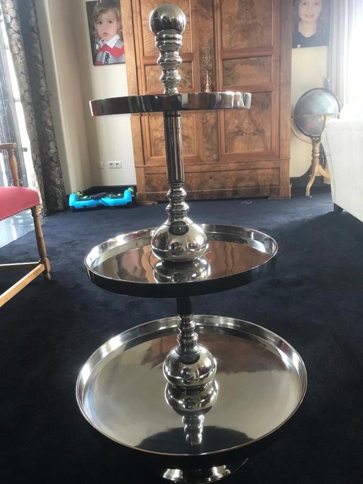 ZEER EXCLUSIEVE GROTE 3-laags ETAGERE van Eichholtz, Huis en Inrichting, Woonaccessoires | Etagères, Zo goed als nieuw, Ophalen of Verzenden