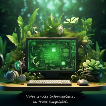 Service Informatique de confiance, chez vous simplement. beschikbaar voor biedingen