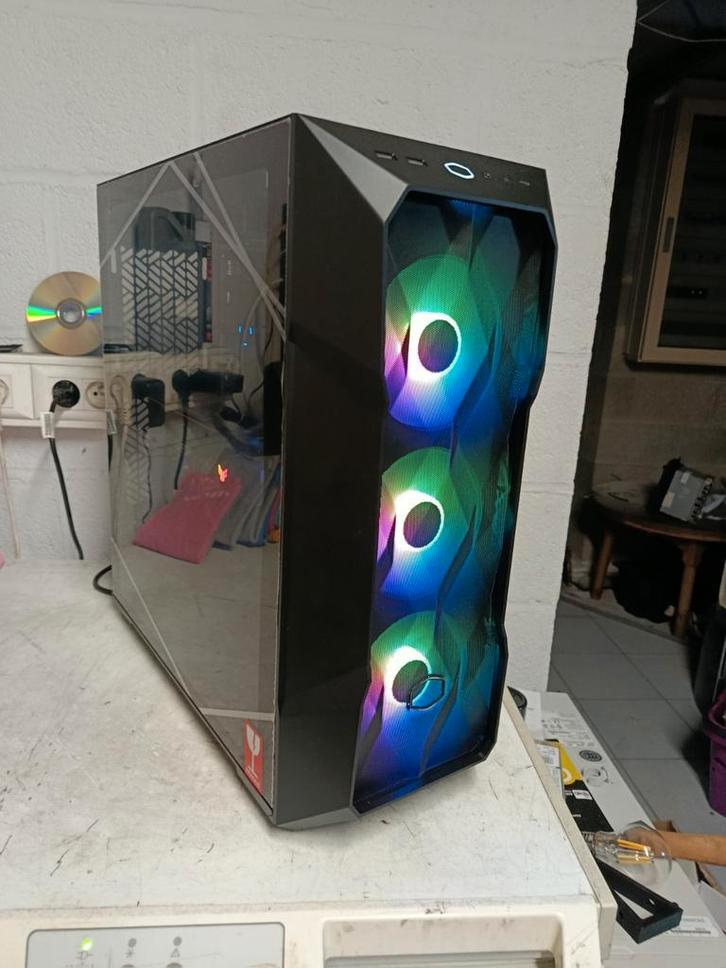Gaming PC met windows 11, RTX 3070, 16GB ram, 2TB SSD, i5cpu, Computers en Software, Desktop Pc's, Zo goed als nieuw, HDD, SSD