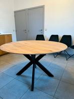 Benedetta ronde eettafel eik, Huis en Inrichting, Ophalen, 100 tot 150 cm, Zo goed als nieuw, Vier personen