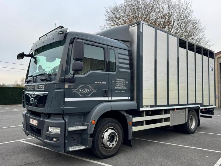 MAN TGM 15.290 Veewagen Slechts 75.000 km Bouwjaar: 2020, Zakelijke goederen, Landbouw | Veevoer, Ophalen