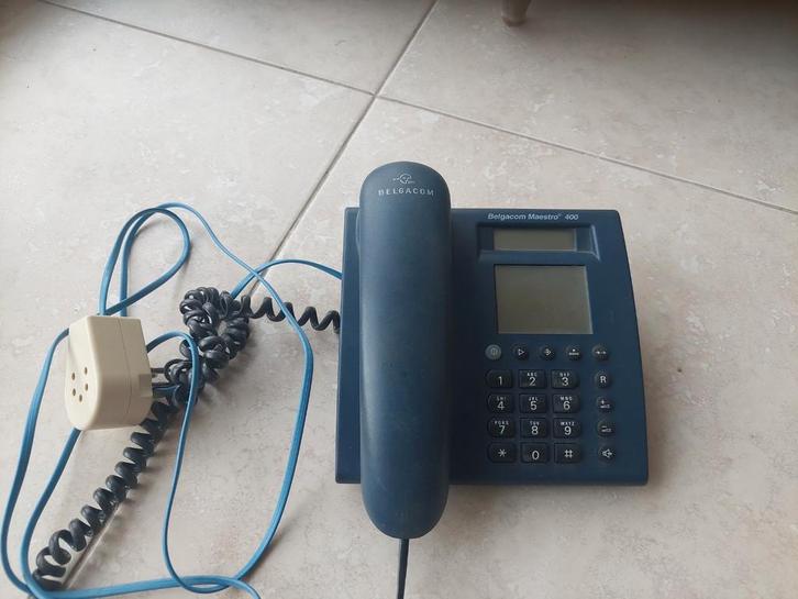 Téléphone fixe Belgacom Maestro 400 blue, Telecommunicatie, Vaste telefoons | Niet Draadloos, Zo goed als nieuw, Ophalen of Verzenden