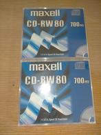 Maxell CD- RW 80 700 MB, Informatique & Logiciels, Disques enregistrables, Cd, Enlèvement ou Envoi, Neuf