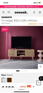 Tv meubel Japandi, Ophalen, Japandi, 100 tot 150 cm, Nieuw