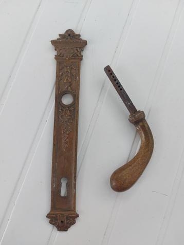 Koperen klink van Galler uit 1908 beschikbaar voor biedingen