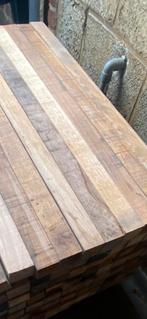 Chevrons en méranti, Doe-het-zelf en Bouw, Hout en Planken, Ophalen, Zo goed als nieuw