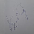 Koen Vanmechelen signed+walking egg tekening, Boeken, Ophalen of Verzenden, Nieuw, Schilder- en Tekenkunst