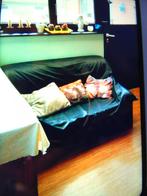 2 Persoons zetel in kunst leder, Huis en Inrichting, Ophalen, Kunststof, Gebruikt, Tweepersoons