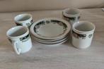 Prachtige set voor koffie en ondertassen., Ophalen, Zo goed als nieuw, Compleet servies
