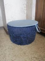 Retro poef, linnenmand , vintage, Ophalen