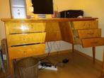 Vintage houten bureau, Huis en Inrichting, Bureaus, Gebruikt, Ophalen, Bureau