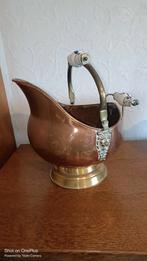 antiek koperen helmvormige kolenkit, Antiek en Kunst, Ophalen