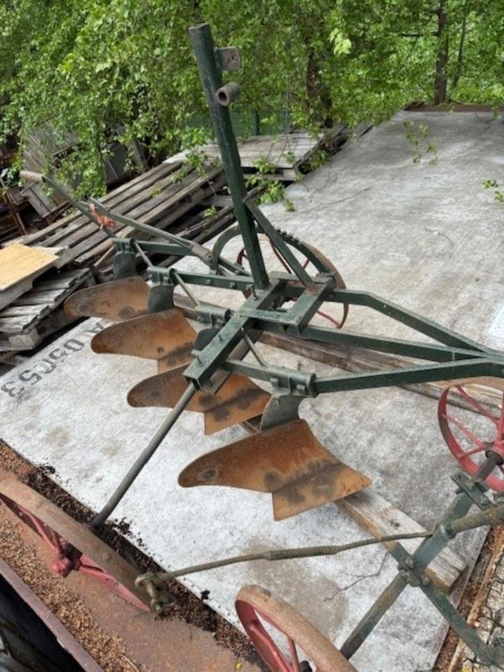 2315. Antieke ploeg / 4 schaar, Antiek en Kunst, Antiek | Gereedschap en Instrumenten, Ophalen