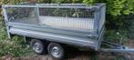 Te huur: Aanhangwagen 3x1.5m te huur – Dubbelasser, ruim en, Ophalen, Zo goed als nieuw