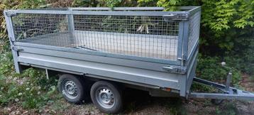 Te huur: Aanhangwagen 3x1.5m te huur – Dubbelasser, ruim en  beschikbaar voor biedingen