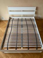 Structure de lit IKEA 160x200, Huis en Inrichting, Slaapkamer | Bedden, Ophalen, Gebruikt, Wit, Tweepersoons