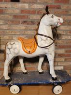 Vintage antiek trekpaard, Antiquités & Art, Antiquités | Jouets, Enlèvement