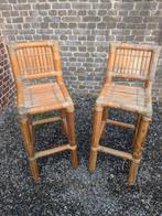 Bamboe kinderstoel totale hoogte 115/40/40, Tuin en Terras, Ophalen, Gebruikt