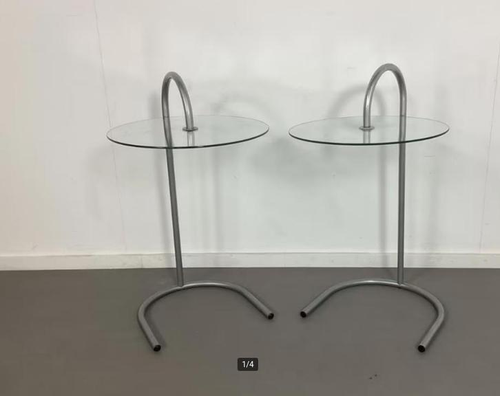 IKEA - Tjord Bjorklund - Table d'appoint (2) - Ry, Maison & Meubles, Tables | Tables d'appoint, Rond, Verre, Enlèvement