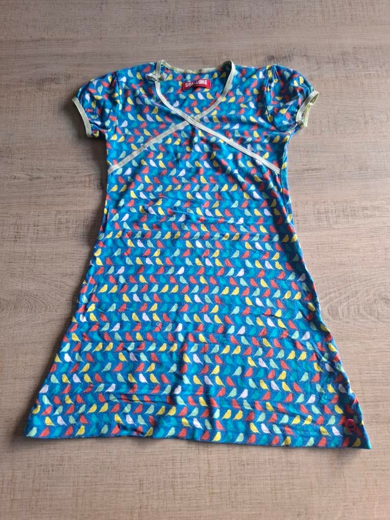 Jurkje vogeltjes someone maat 110, Kinderen en Baby's, Kinderkleding | Maat 110, Gebruikt, Meisje, Ophalen of Verzenden, Someone
