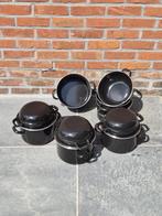 Mosselpotten, Huis en Inrichting, Keuken | Potten en Pannen, Ophalen, Zo goed als nieuw, Overige materialen, Pot, Bus of Blik