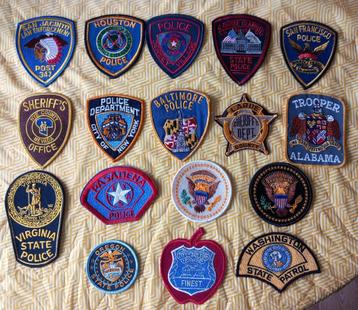 Police Patch Collection beschikbaar voor biedingen