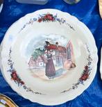 Plat porcelaine de sarreguemines