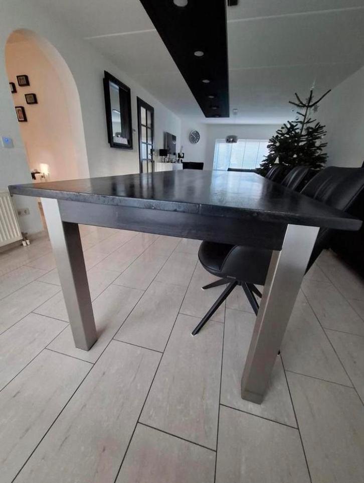 Grote eetkamertafel, Huis en Inrichting, Tafels | Eettafels, Gebruikt, 100 tot 150 cm, 200 cm of meer, Vijf personen of meer, Rechthoekig