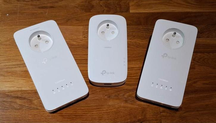TP-Link Powerline Wpa8635p (1 basisstation + 2 extenders), Computers en Software, WiFi-versterkers, Zo goed als nieuw, Ophalen of Verzenden