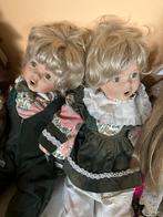 Tweeling porseleinen poppen, Ophalen, Zo goed als nieuw