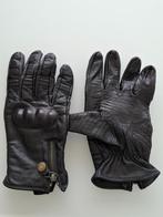 lederen zwarte moto handschoenen vr 15 euro, Motoren, Ophalen of Verzenden, Tweedehands, Heren, Handschoenen
