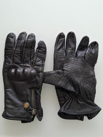 lederen zwarte moto handschoenen vr 15 euro beschikbaar voor biedingen