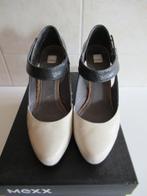 Mexx, beige-grijze schoenen met hoge hak,maat 38